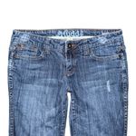 Mudd Y2K  Low Rise Bootcut Jeans Women's 9 30x31 Medium Wash Button Flap Pockets Photo 2