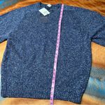 Vintage Northern Isles Marled Blue Wool blend sweater made in Korea Size L Photo 3