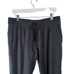 Lululemon Namaskar Grey Crop Pants Athleisure Gym Travel Pull On Workout Women 8 Photo 2