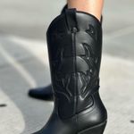 Soda Black Cowboy Boots Photo 1