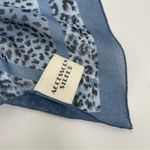 Vintage Animal Print Scarves Set of‎ Three Leopard Zebra Tiger Snake Blue Black Photo 6