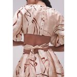 AJE Psychedelia Cut Out Mini Dress in Whimsical Dove 2 New Womens Cut out Party Pink Photo 10