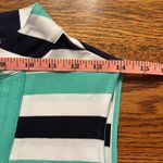 Duffield Lane Mint Green/Black/White Stripe Sleeveless Midi Shift Dress Size M Green Size M Photo 5