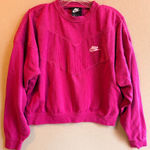 Nike  Fushia Cropped Sweatshirt Photo 0