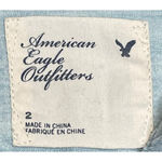 American Eagle ‎ Women's Jacket Vintage Studded Chambray Snap Pocket Pearl Size 2 Photo 5