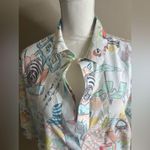 Chico's no iron bow paradise tie sleeve tunic size 2 Photo 1