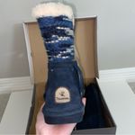 BEARPAW  Women's Maggie Size 10 US Navy Blue Suede Sheepskin Winter Boot 2116 NWT Photo 4