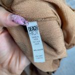 Beach Riot  Avery Tan Velvet Polka Dot Pant Pull On Medium‎ Elastic Waist Cropped Photo 6