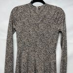 Banana Republic Animal Print Long Sleeve Women's Midi Dress Size XS Photo 7
