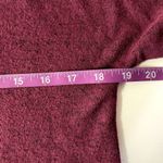 ByDesign Burgundy 3/4 Sleeve Gold Quarter Zip Hoodie EUC Size M Red Size M Photo 9