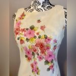 Ann Taylor  Vintage Silk Floral Sleeveless Dress Photo 2
