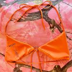 neena swim orange terry cloth triangle wrap bikini top Photo 1