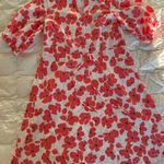 Studio 1 Womens Short Sleeve Floral Midi Fit + Flare Dress Sz 10 Brand New Multi Photo 8