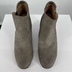 SOUL Naturalizer Haley Wedge Ankle Bootie in Grey Faux Leather size 5.5 Gray Photo 2