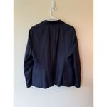 J.Crew Long Sleeve Notched Collar Single Breasted Wool Blazer Blue Women Size 12 Photo 1