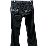 Lucky Brand  Lil Maggie Boot Cut Dark Wash Denim Jeans Size 27 Embroidered Womens Photo 5