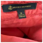 Brooks Brothers  Button Military Skirt Pink Knee Length Size 14 Photo 6