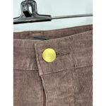 J.Crew  Brown Corduroy Wide Leg Pants Women Size 32 Cotton Lyocell Blend Photo 3