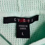 Cyrus Knit Zip Up and Hooded Sweater, Seafoam Photo 5