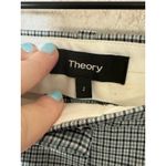 Theory  Women's Windham Wool Plaid Treeca Cropped‎ Pants Size 2 Career Business Photo 2