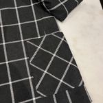 Anne Klein Anne‎ Klein Black White Plaid Longline Blazer Jacket Size L Career Photo 2