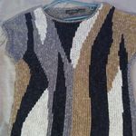 Jeanne pierre Renee Tener for  womans s geometric hand knit sweater linen blend Photo 0