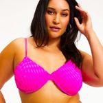 Good American - Jacquard Bikini Top Sz 5/2XL HAWAIIAN PINK Photo 0