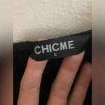 Chic Me  Bodycon Black Dress Size Large Photo 2