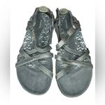 Merrell Jacardia Q-Form Leather Sandals Size 8 Black Photo 1