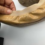 Tory Burch  CREAMY BEIGE LEATHER BALLET FLATS Photo 2