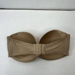Le Mystere Size 34DDD 34F Bra Natural Sculptural Strapless Push Up Nude Beige Tan Photo 3