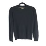 Everlane Womens The Cashmere Classic Crew Sweater Long Sleeve Black S Photo 2
