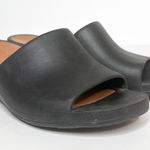 Gentle Souls  Judith Leather Black Slide Sandals Wedges Size 8 Women’s Photo 0