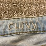 Slinky Brand Slink Light Denim Wash Distressed Crop Jeans Photo 5