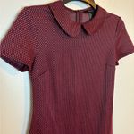 Forever 21 Red Peter Pan Collar Short Sleeve Shift Dress Size Small Photo 2