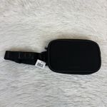 NWT Lolavie Black Belt Bag Fanny Pack Adjustable Strap Zip Closure Photo 1