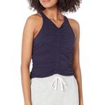 Sundry Navy Ruched Tank Size 2 or Medium Photo 0