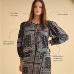 Hunter Bell KATIE TOP Tie Front Bandana Print Top NEW Photo 5