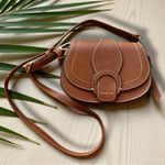 Rachel Zoe Edessi Vegan Leather Crossbody Shoulder Belt Bag – Cognac Brown Photo 0