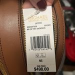 Michael Kors  Jaycee‎ Medium Backpack Brown Signature MK Logo Leather Trim Photo 8