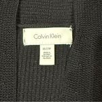 Calvin Klein  Black Belted Sleeveless Cardigan Belted Duster Photo 8