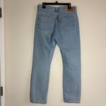 Levi's Levi’s 501 Original Fit Women’s Straight Leg Light Wash Flower Jeans 31x30 Photo 7