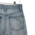 Madewell Rigid Denim A-Line Denim Mini Skirt Light Wash Boho Festival Womens 26 Photo 3