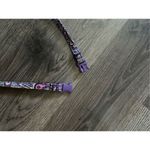 Vera Bradley Purple Patterned Lanyard With Key Ring And Clip Photo 6