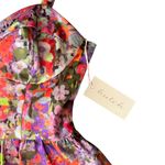 Hutch Anthropologie Women’s Floral Print Peplum Strappy Sweetheart Tank Top Sz 6 Photo 1