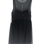 LC Lauren Conrad Lauren Conrad Size 12 NWT Black Sheer Top Layered Bottom/Lined Sleeveless Dress Photo 1