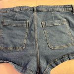 Old Navy High Waisted Jean Trouser Shorts Photo 4