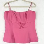 Vintage Coquette Bustier Top Size Small Pink Babydoll Bow Bratz Festival Photo 0