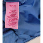 PINK - Victoria's Secret Victoria's Secret PINK Women's Vest XS‎ Blue Graphic Zip Up Quilted Down Puffer Photo 8