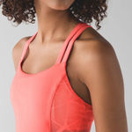 Lululemon Womens Tank Sz 6 City Sky Run By Grapefruit Mesh Most Popular RARE Photo 0